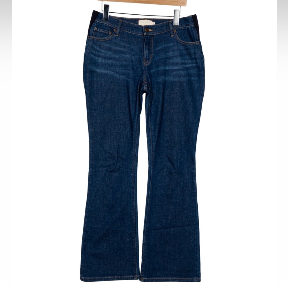 Hatch pregnancy mid-rise wide leg jeans
Size 28
Excellent condition